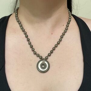 Energy Muse pyrite necklace